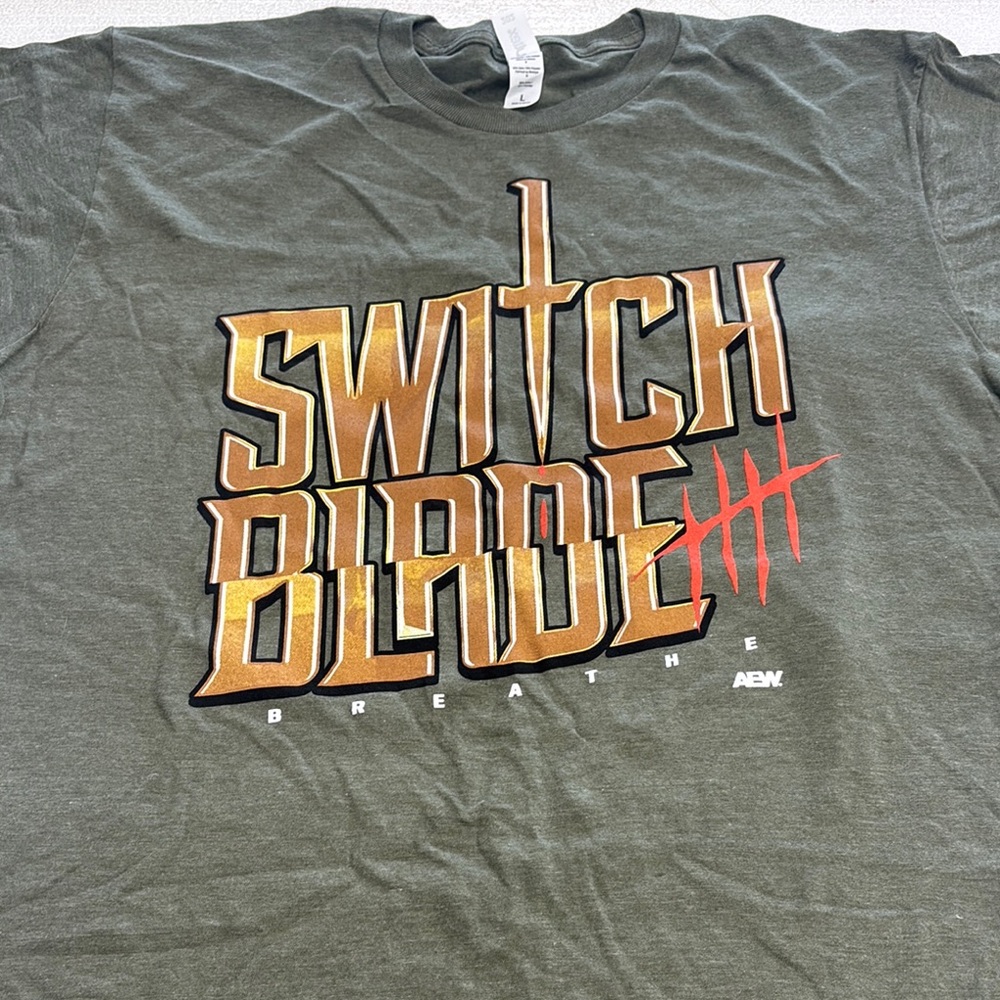 BN AEW Jay White Switchblade Graphic Men's T-Shirt - Green